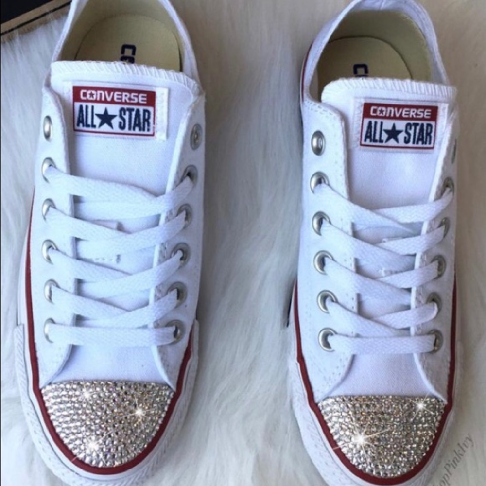 Converse~Chuck Taylor shoes with Women’s size 6.